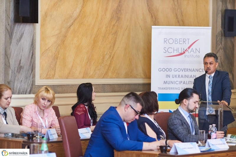 Ukrán delegáció a Városházán - fotó Szarka Lajos