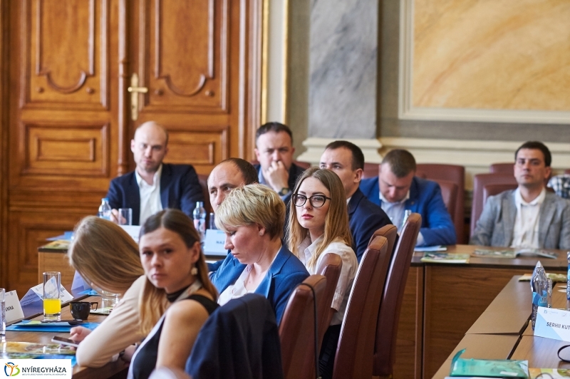 Ukrán delegáció a Városházán - fotó Szarka Lajos