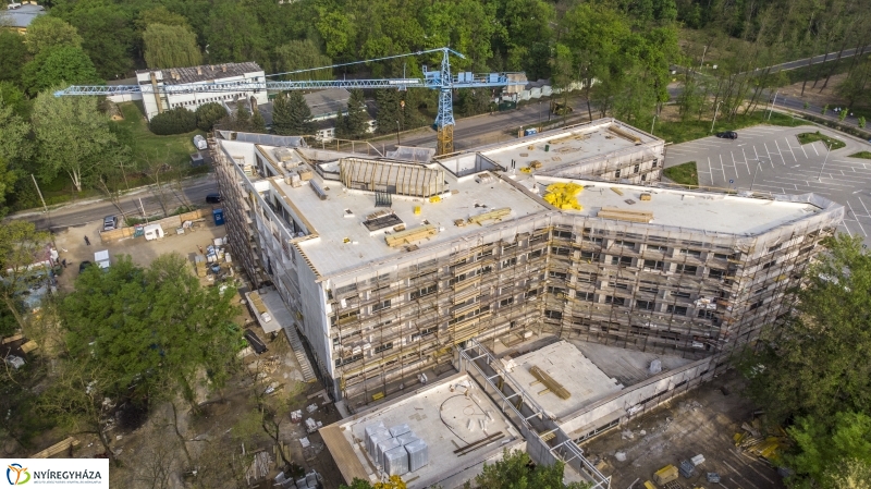 Légifelvételek a Hotel Sóstó SPA hamarosan elkészülő épületéről