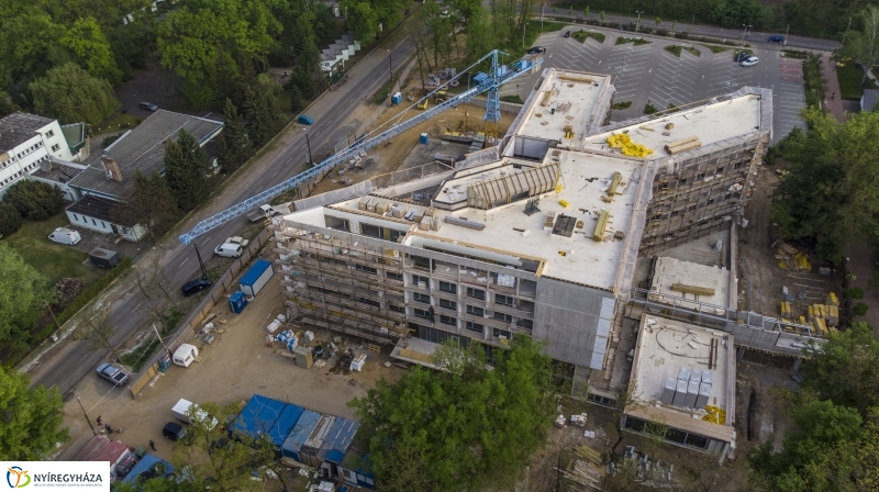 Légifelvételek a Hotel Sóstó SPA hamarosan elkészülő épületéről