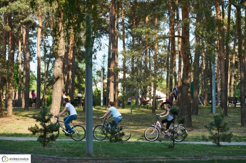Sóstói körkép tavaszi estén - fotó Szarka Lajos