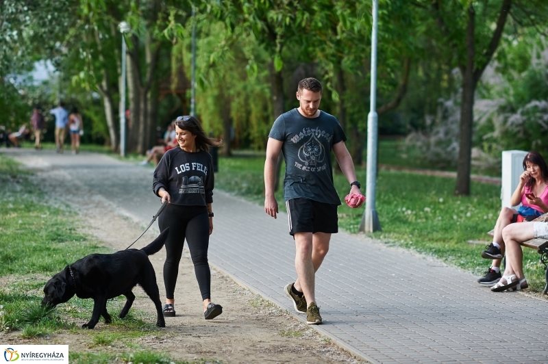 Sóstói körkép tavaszi estén - fotó Szarka Lajos