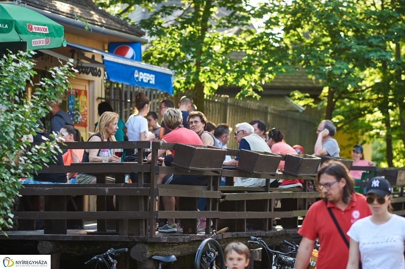 Sóstói körkép tavaszi estén - fotó Szarka Lajos