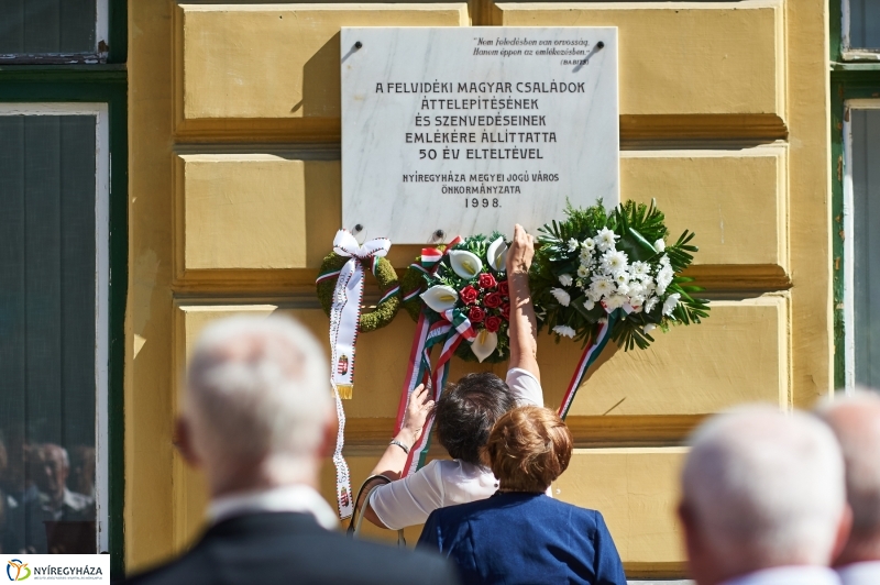 Felvidéki magyar családokra emlékeztek - fotó Szarka Lajos