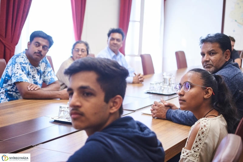 Indiai vendégek a Városházán - fotó Szarka Lajos