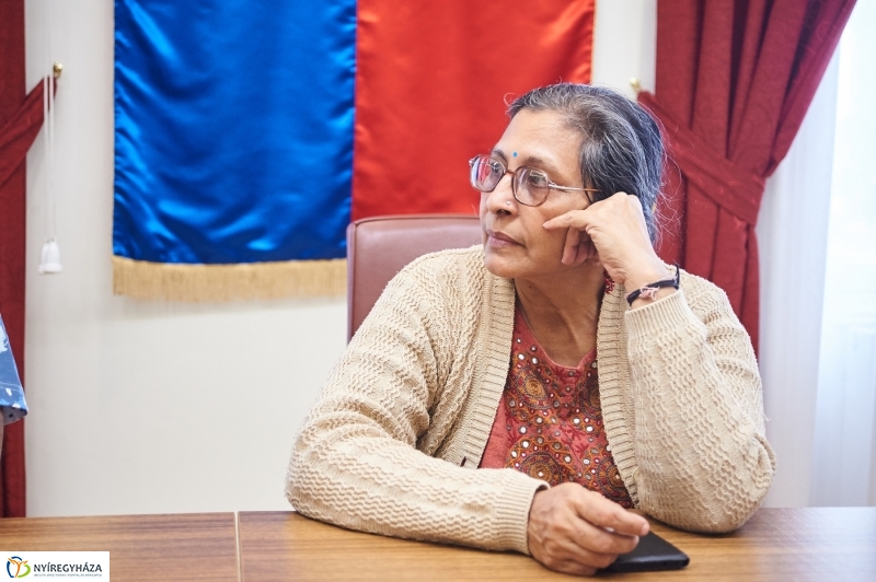 Indiai vendégek a Városházán - fotó Szarka Lajos