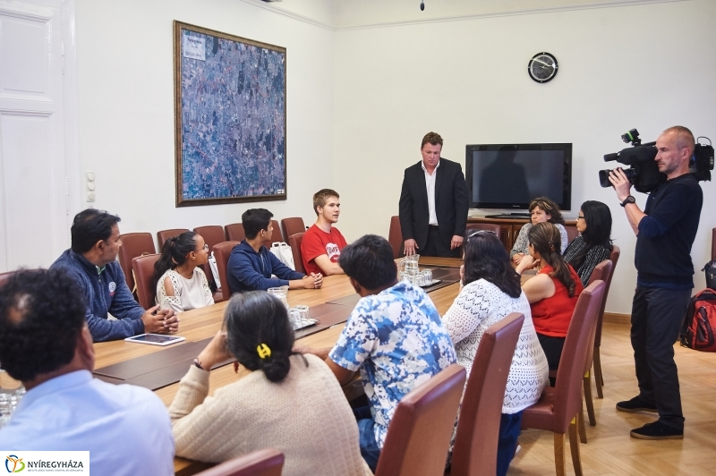 Indiai vendégek a Városházán - fotó Szarka Lajos