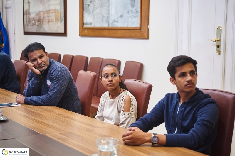 Indiai vendégek a Városházán - fotó Szarka Lajos