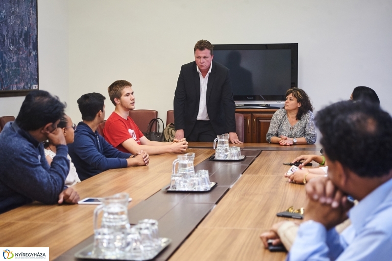 Indiai vendégek a Városházán - fotó Szarka Lajos