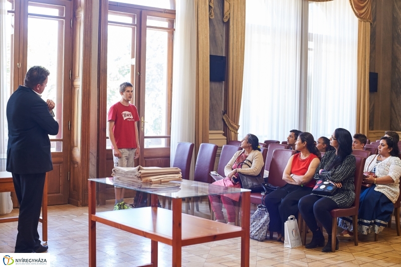 Indiai vendégek a Városházán - fotó Szarka Lajos