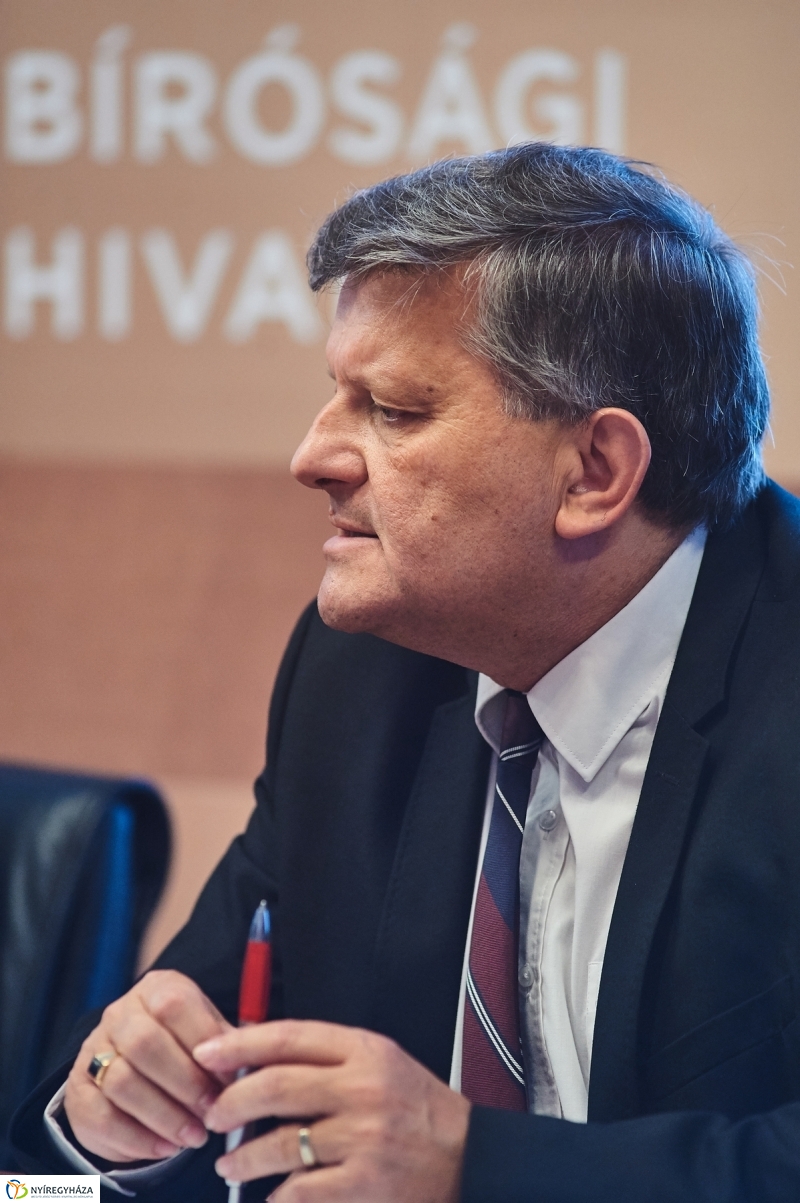 Évértékelő a Törvényszéken - fotó Szarka Lajos