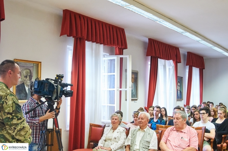 Honvédségi előadás a múzeumban - fotó Szarka Lajos