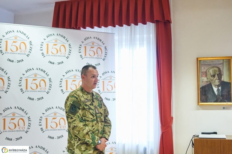 Honvédségi előadás a múzeumban - fotó Szarka Lajos