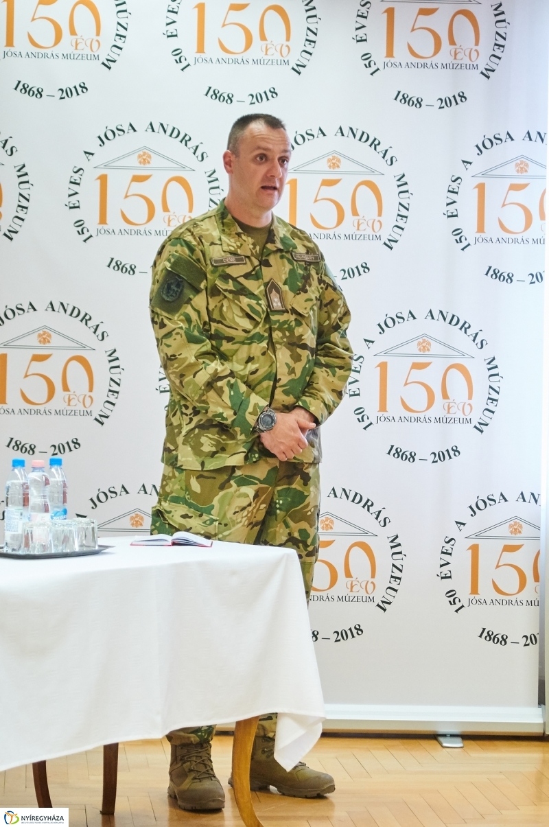 Honvédségi előadás a múzeumban - fotó Szarka Lajos