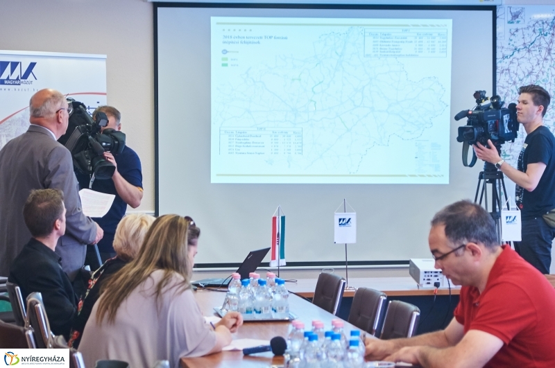 Magyar Közút sajtótájékoztató - fotó Szarka Lajos