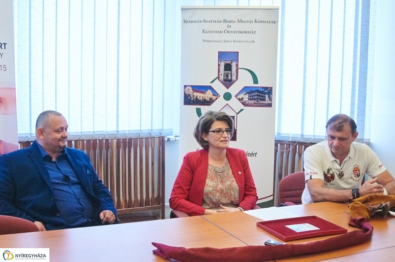 Mónus József adománya - fotó Szarka Lajos