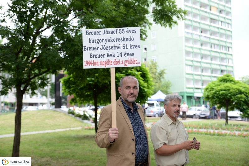 Holokauszt megemlékezés Nyíregyházán 2018 - fotó Trifonov Éva
