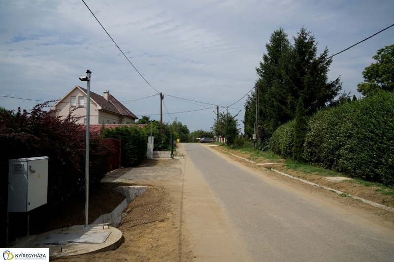 Csapadékelvezető rendszer a Virágfürt utcán - fotó Kohut Árpád