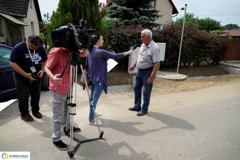 Csapadékelvezető rendszer a Virágfürt utcán - fotó Kohut Árpád