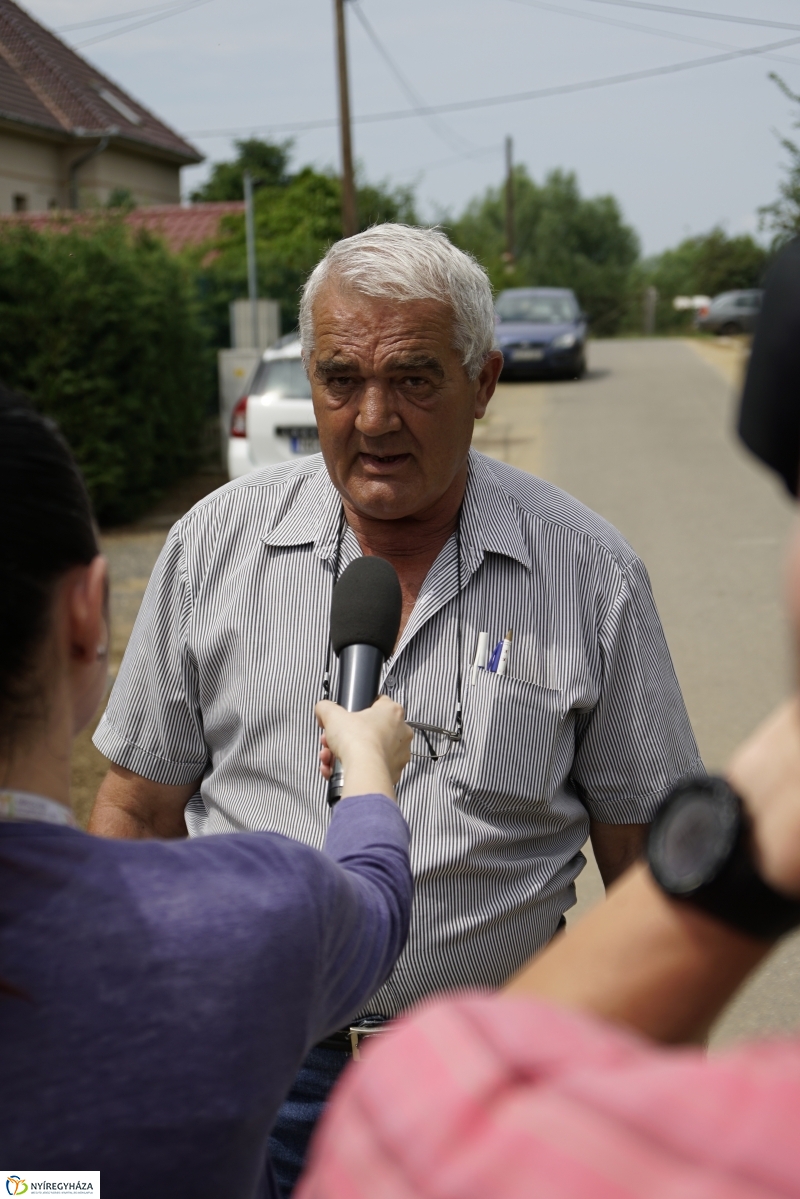 Csapadékelvezető rendszer a Virágfürt utcán - fotó Kohut Árpád