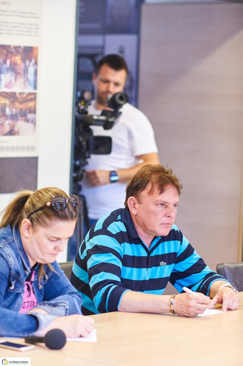 Sajtótájékoztató a múzeumfaluban - fotó Szarka Lajos