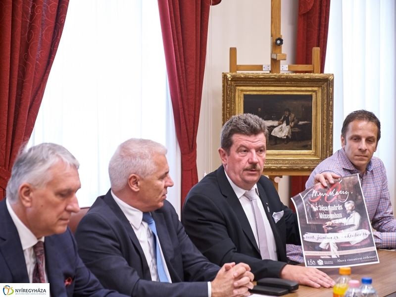Munkácsy kiállítás sajtótájékoztató - fotó Szarka Lajos