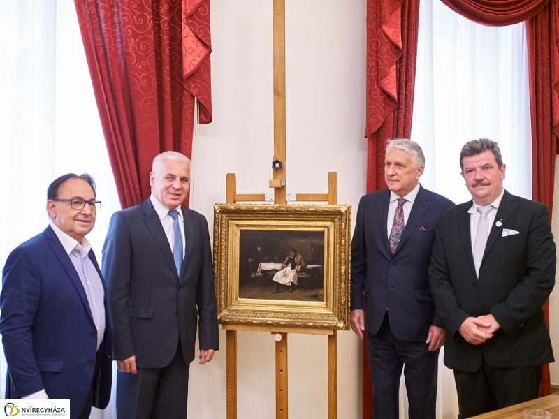 Munkácsy kiállítás sajtótájékoztató - fotó Szarka Lajos