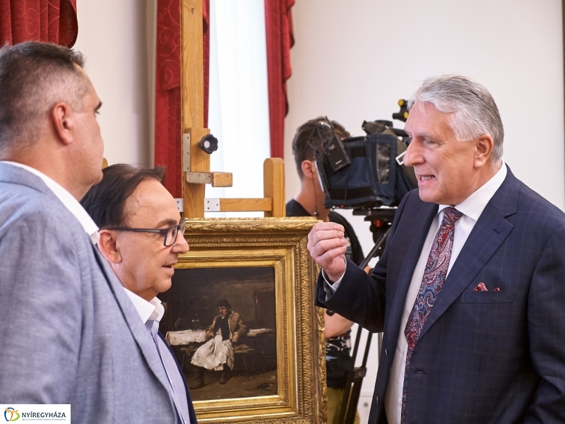 Munkácsy kiállítás sajtótájékoztató - fotó Szarka Lajos