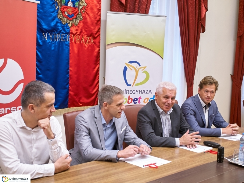 Marso Tenisz Centrum sajtótájékoztató - fotó Szarka Lajos