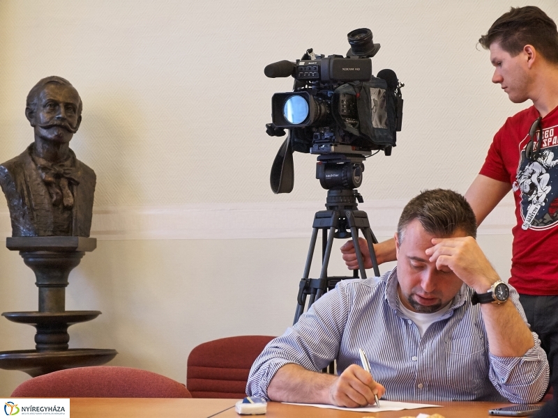 Sajtótájékoztató a kórházban - fotó Szarka Lajos