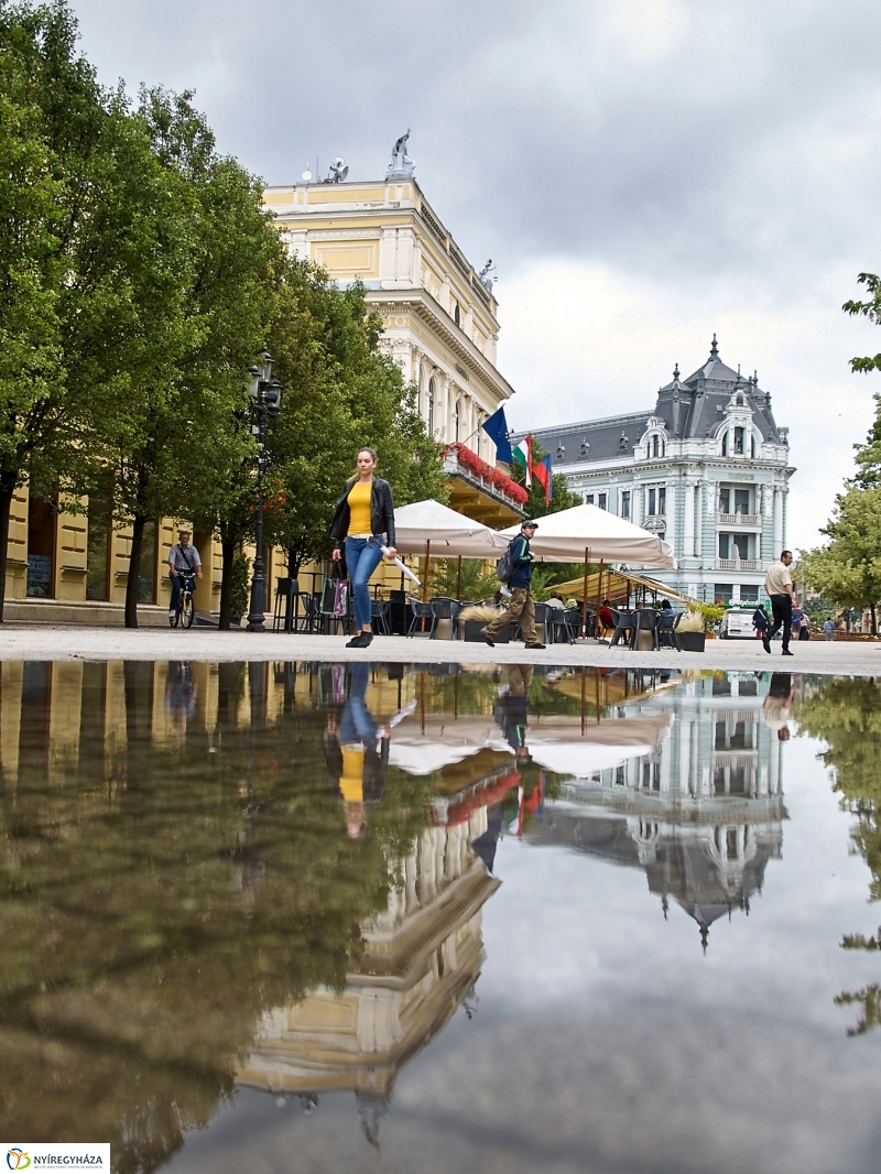 Borús, nyári belváros - fotó Szarka Lajos