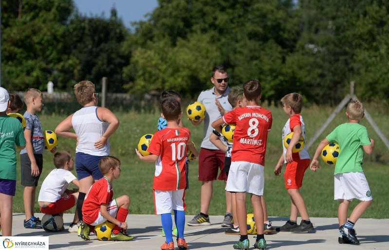 Focitábor Nyírszőlősön - fotó Trifonov Éva