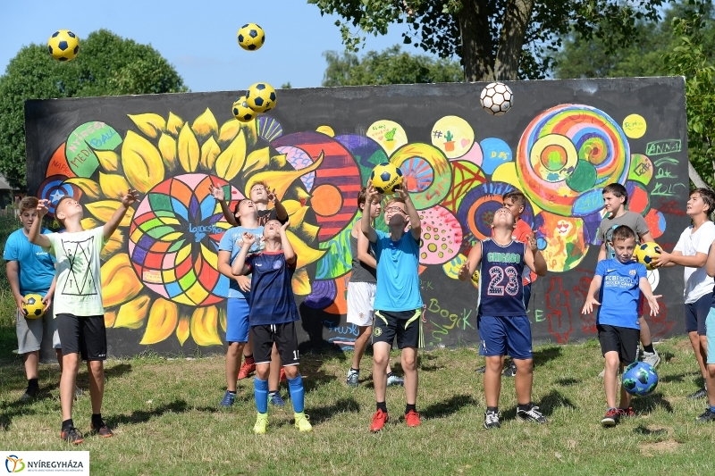 Focitábor Nyírszőlősön - fotó Trifonov Éva