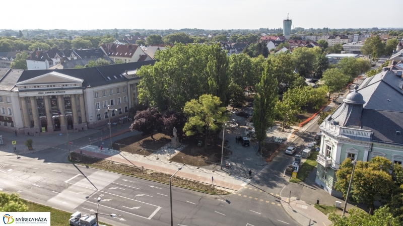 Bessenyei és Benczúr tér a magasból - Fotó Kohut Árpád