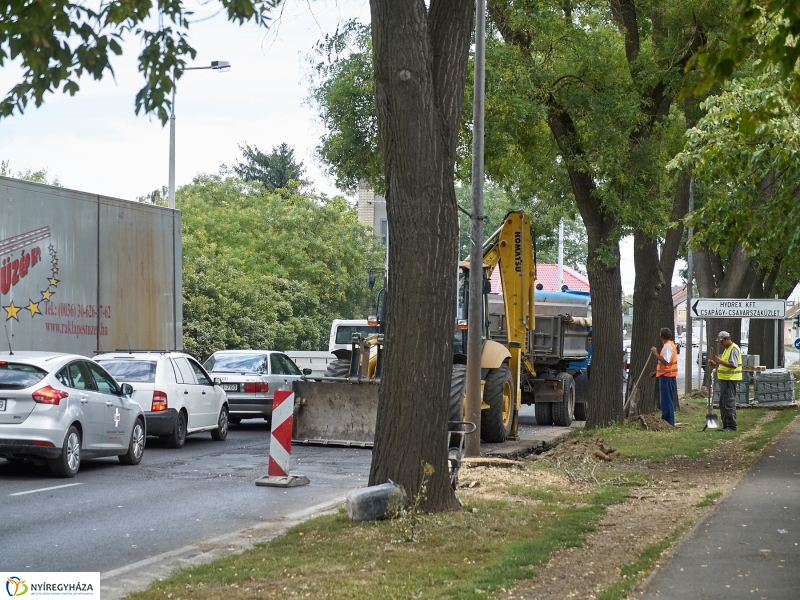 Út és járda fejlesztések Nyíregyházán