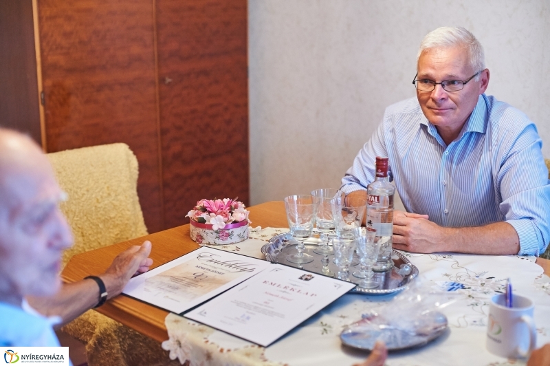 Szépkorú köszöntése Németh József - fotó Szarka Lajos