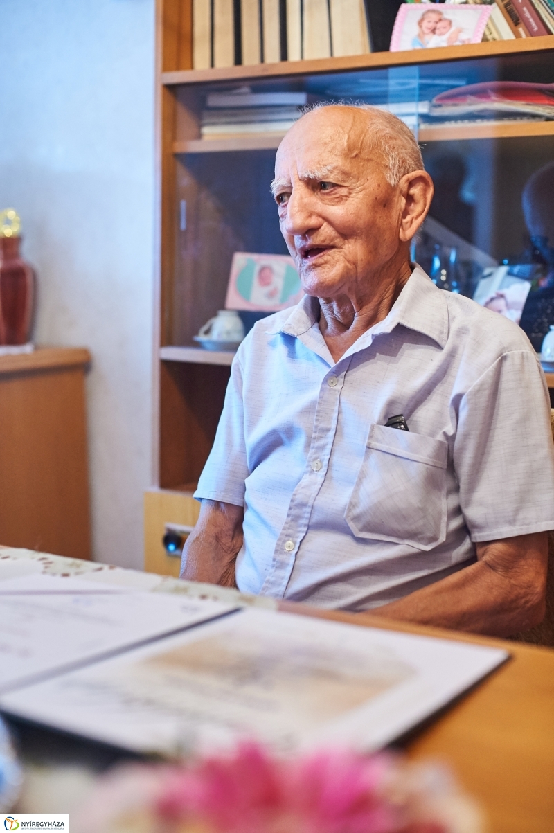 Szépkorú köszöntése Németh József - fotó Szarka Lajos