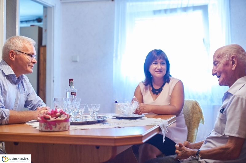 Szépkorú köszöntése Németh József - fotó Szarka Lajos