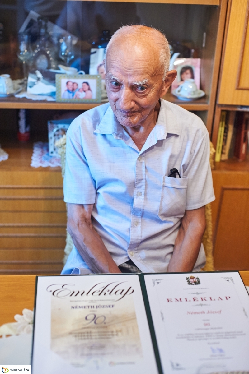 Szépkorú köszöntése Németh József - fotó Szarka Lajos
