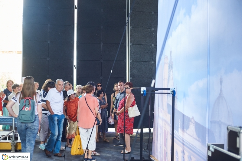 Látogatói túra a Szabadtérin - fotó Szarka Lajos