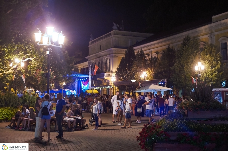Ünnepi tűzijáték Nyíregyházán 2018 