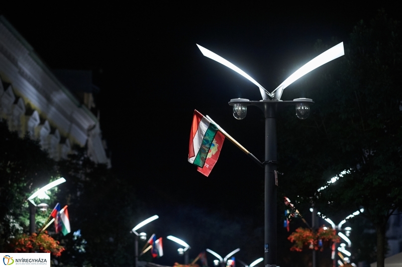 Ünnepi tűzijáték Nyíregyházán 2018 