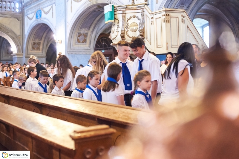 Tanévnyitó az evangélikus iskolában - fotó Szarka Lajos