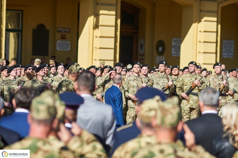 Csapatzászló adományozási ünnepség 1 - fotó Szarka Lajos