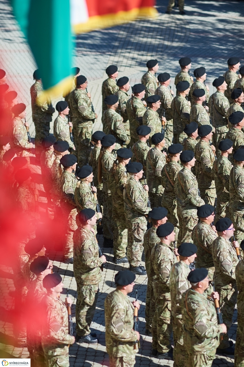 Csapatzászló adományozási ünnepség 1 - fotó Szarka Lajos