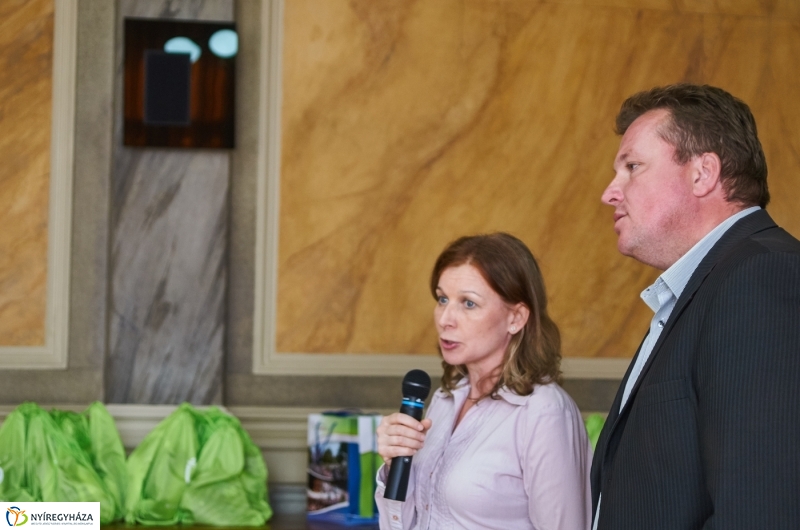 Iserlohni diákok a Városházán - fotó Szarka Lajos