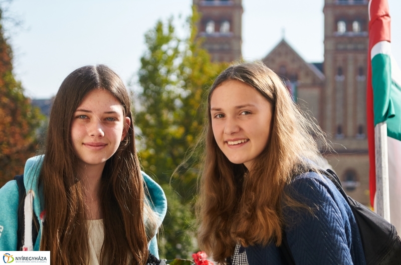 Iserlohni diákok a Városházán - fotó Szarka Lajos