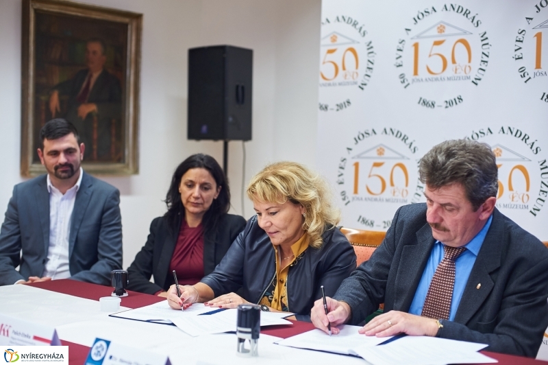 Együttműködési megállapodás a múzeummal - fotó Szarka Lajos