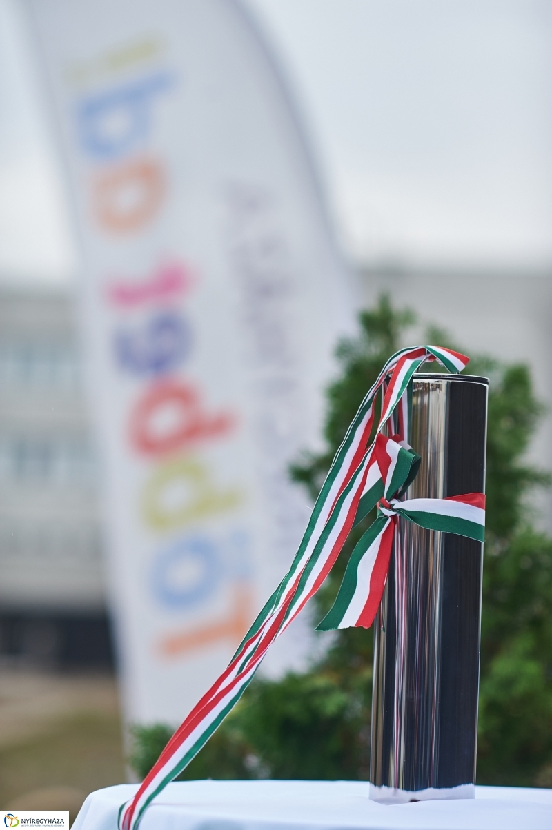 Városi uszoda alapkőletétele - fotó Szarka Lajos