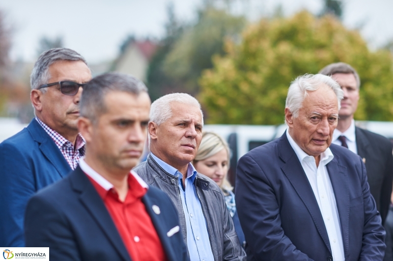 Városi uszoda alapkőletétele - fotó Szarka Lajos